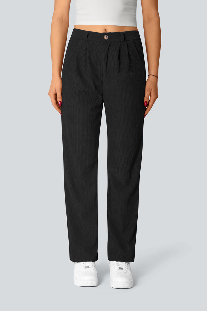 Casual corduroy trousers