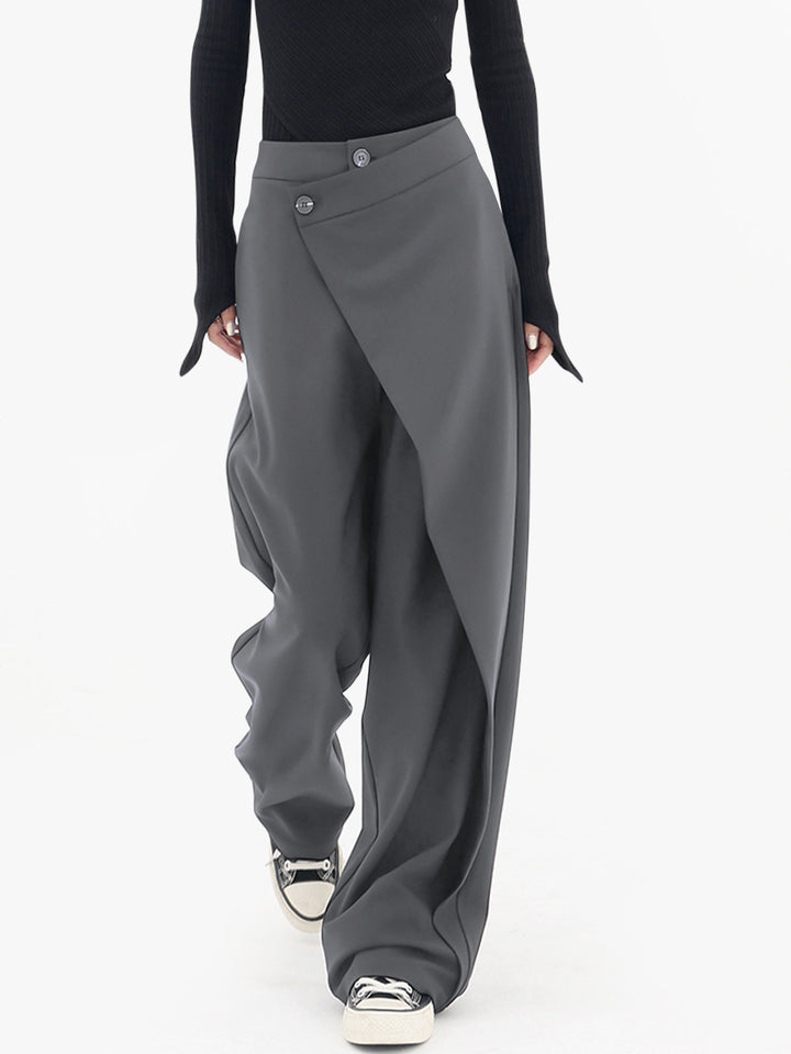 Asymmetrical Baggy Pants