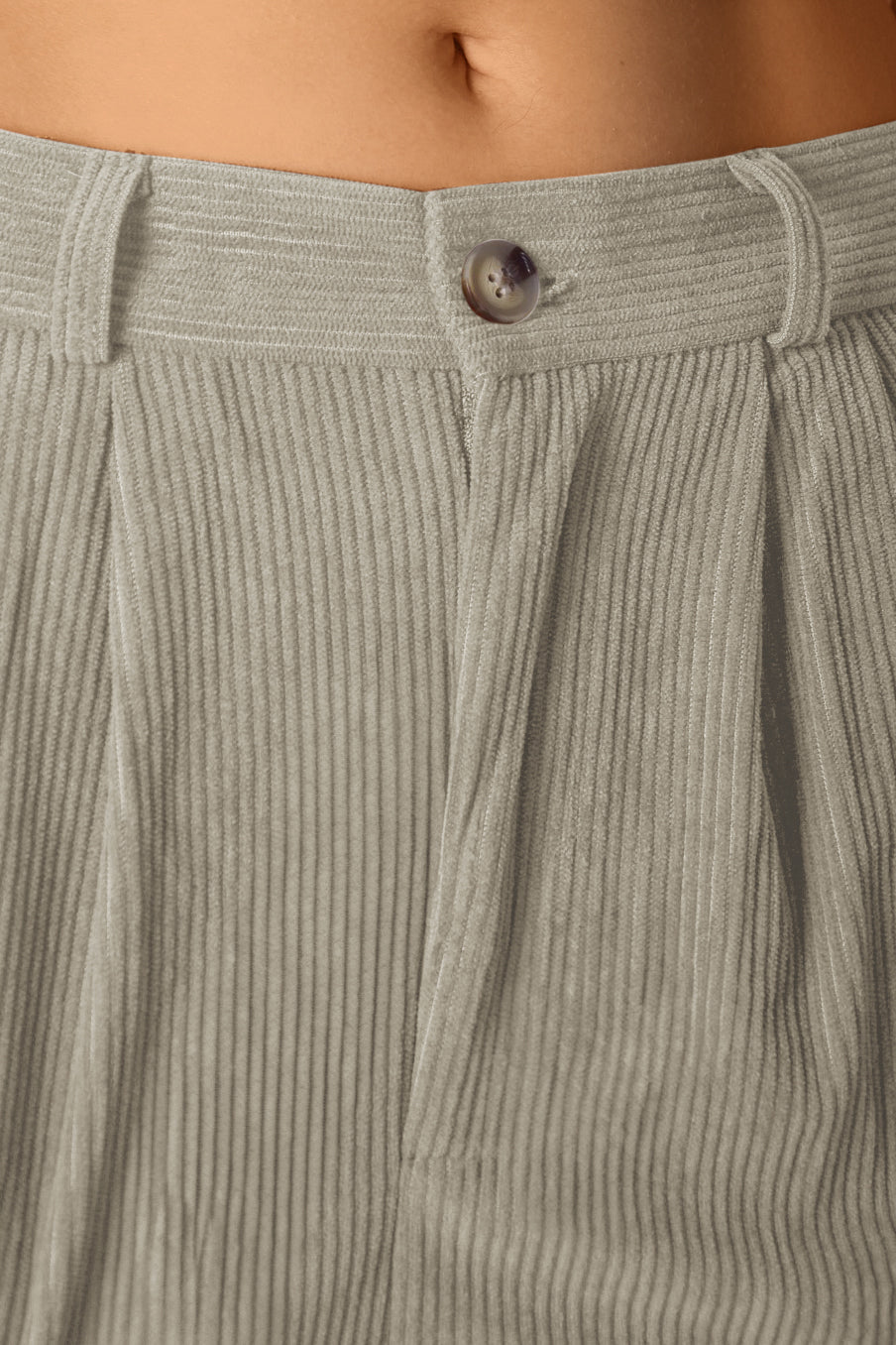 Casual corduroy trousers