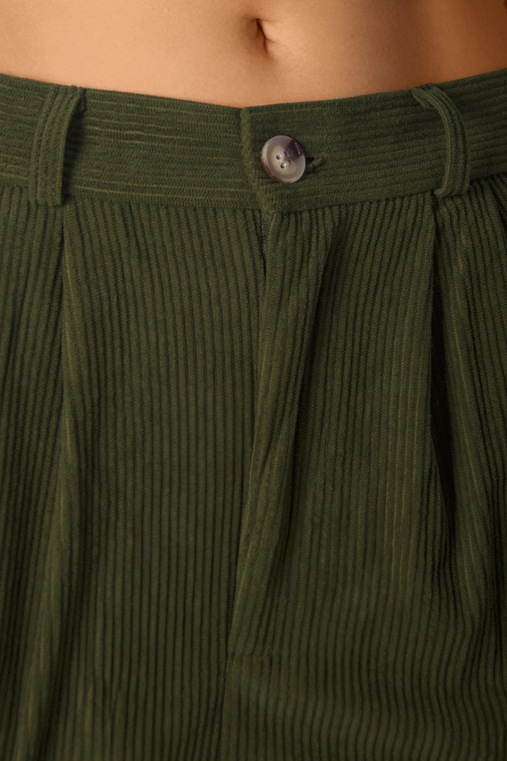 Casual corduroy trousers