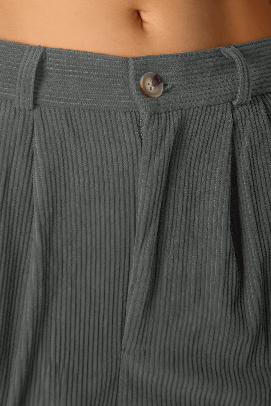 Casual corduroy trousers