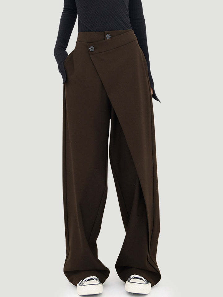 Asymmetrical Baggy Pants