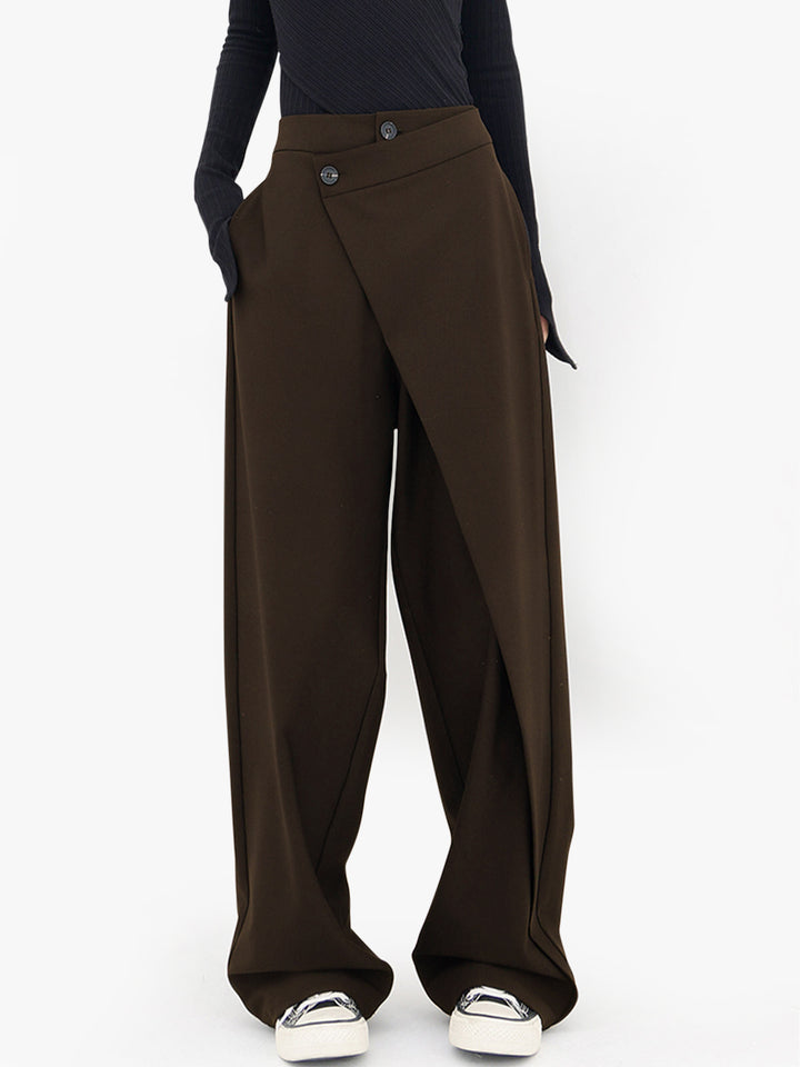 Asymmetrical Baggy Pants