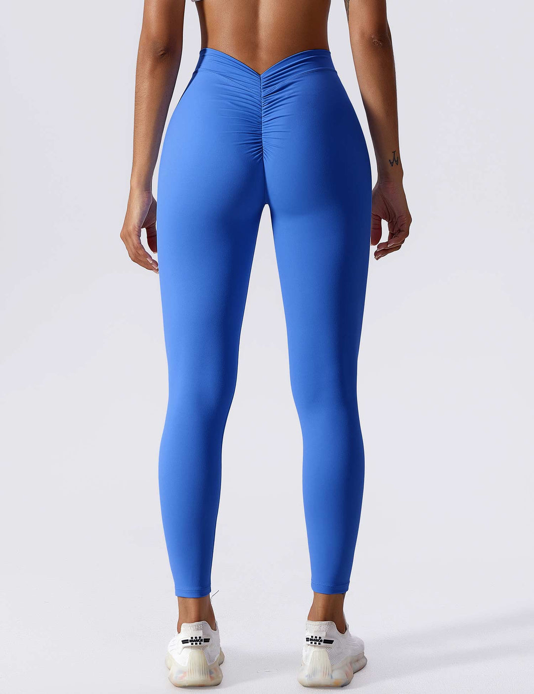 Aligna™ legging met ruches en V-rug