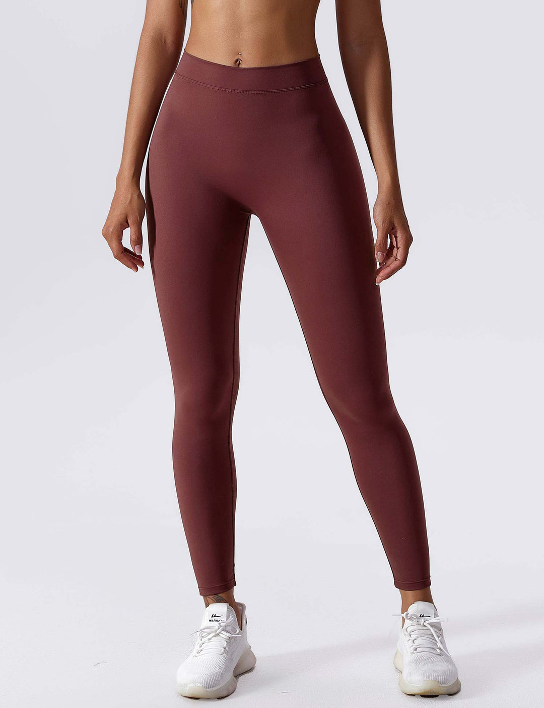 Aligna™ legging met ruches en V-rug